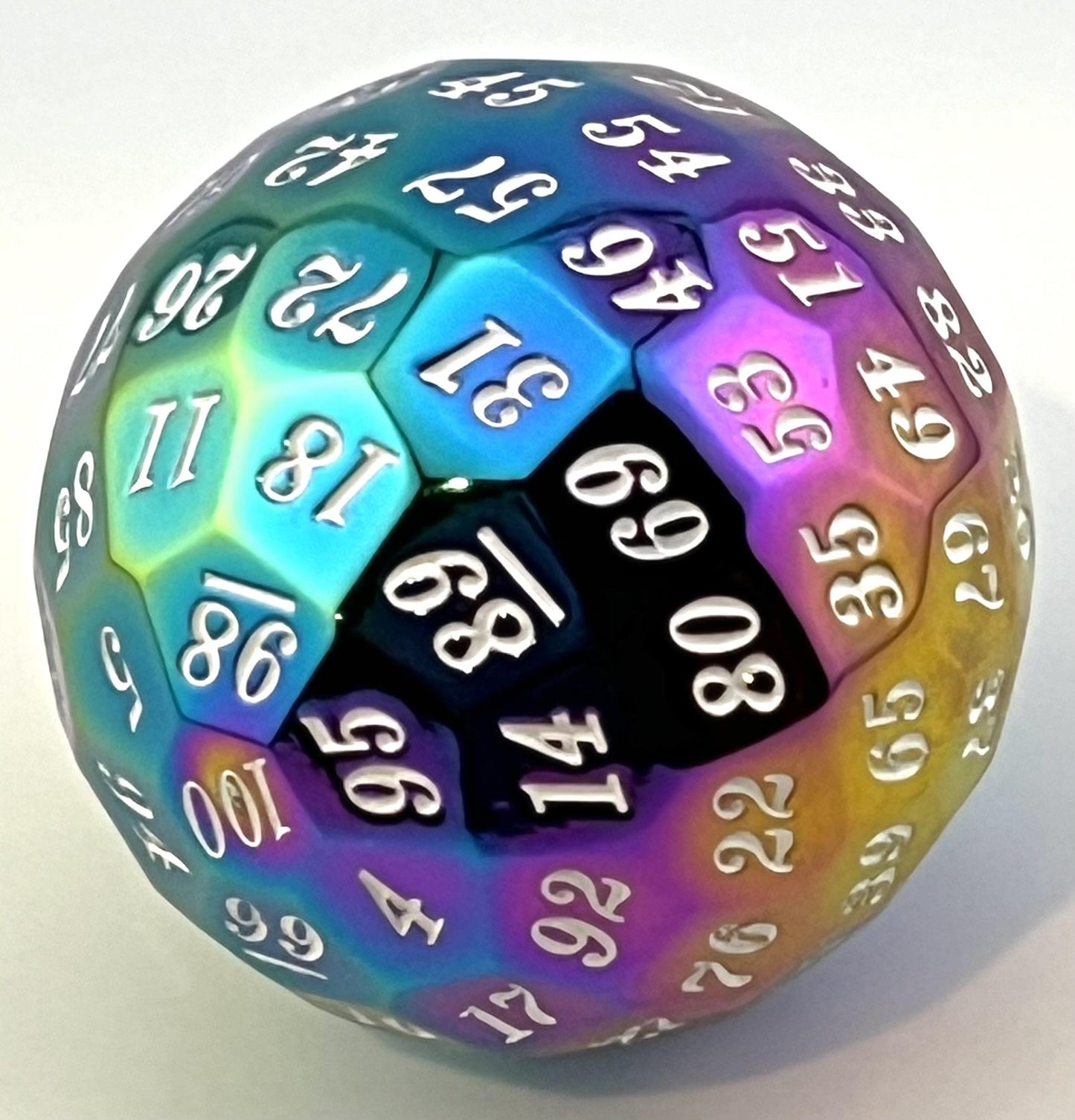 D1-06 Rainbow, Metal, D100 Die