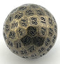 Ancient Brass Metal d100
