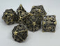HD-01 Ancient-Brass, Dragon Series, Hollow-Metal Dice Set