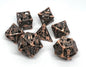 HD-02 Ancient-Copper, Dragon Series, Hollow-Metal Dice Set