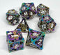 HD-07 Rainbow, Dragon Series, Hollow-Metal Dice Set