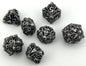 HO-03 Gun-Metal, Octopus Series, Hollow-Metal Dice Set