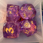 Faceted Resin Dice Set