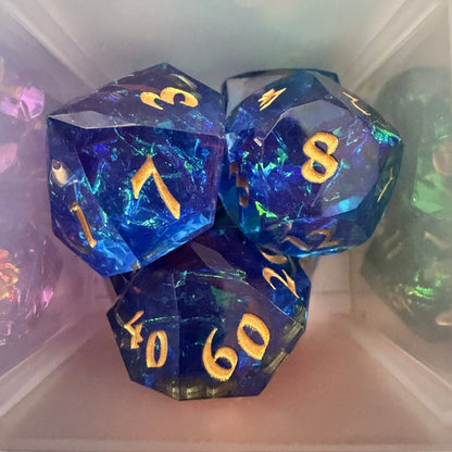 Faceted Resin Dice Set