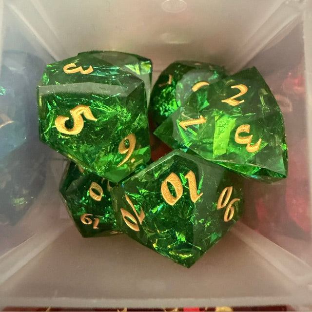 Faceted Resin Dice Set