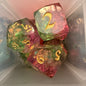 Faceted Resin Dice Set