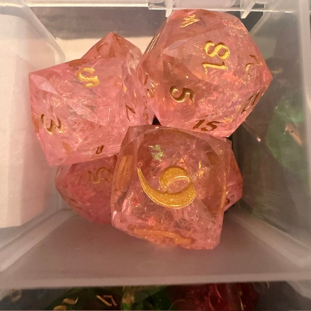 Faceted Resin Dice Set