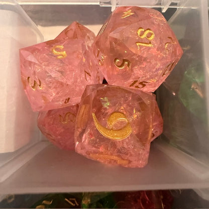 Faceted Resin Dice Set