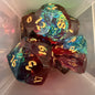 Faceted Resin Dice Set