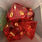 Faceted Resin Dice Set