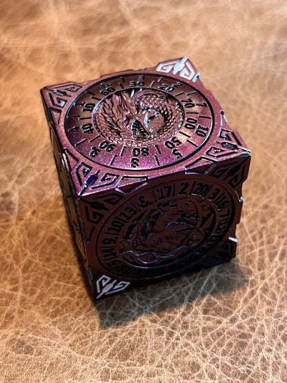 Cube Spinner - Purple and Blue Duochrome