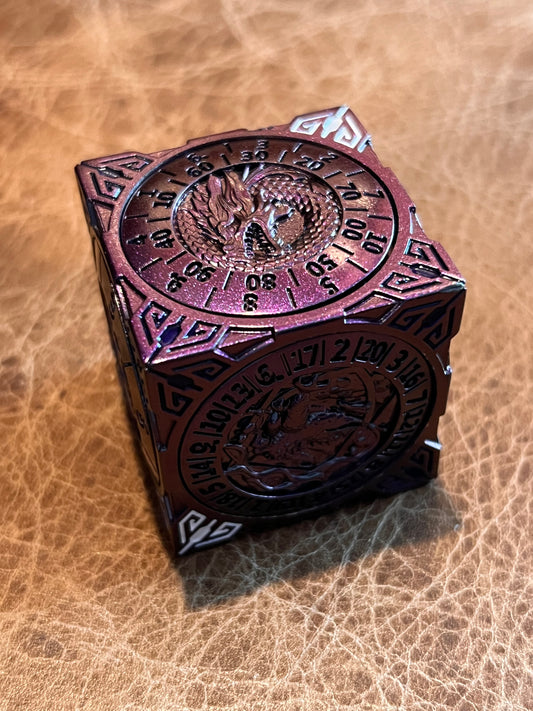 Cube Spinner - Purple and Blue Duochrome