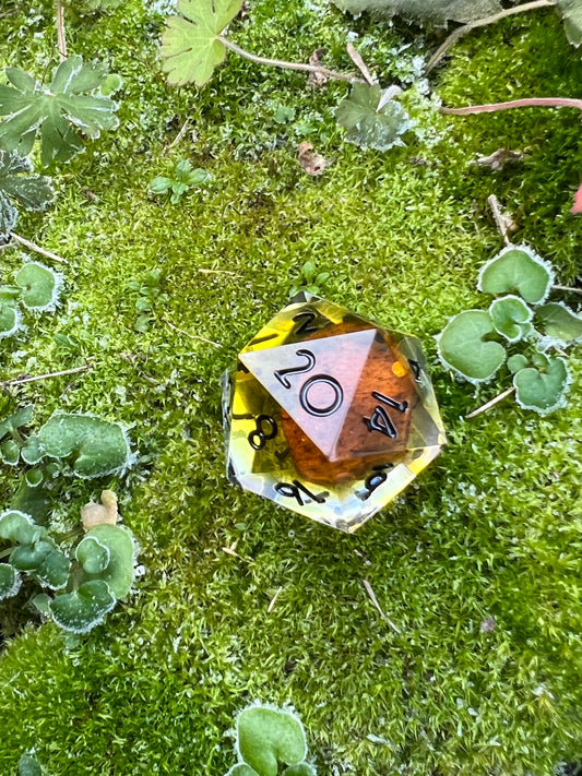 Dinosaur Bone Dice - D20