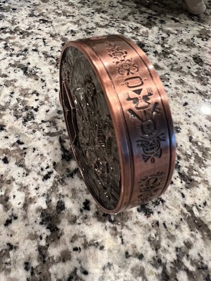 Antique Copper Stopwatch Spinner Dice