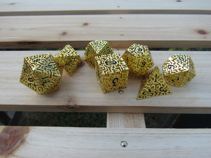 Gold Hollow Labyrinth Dice