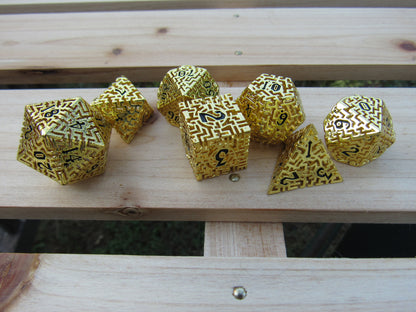 Gold Hollow Labyrinth Dice