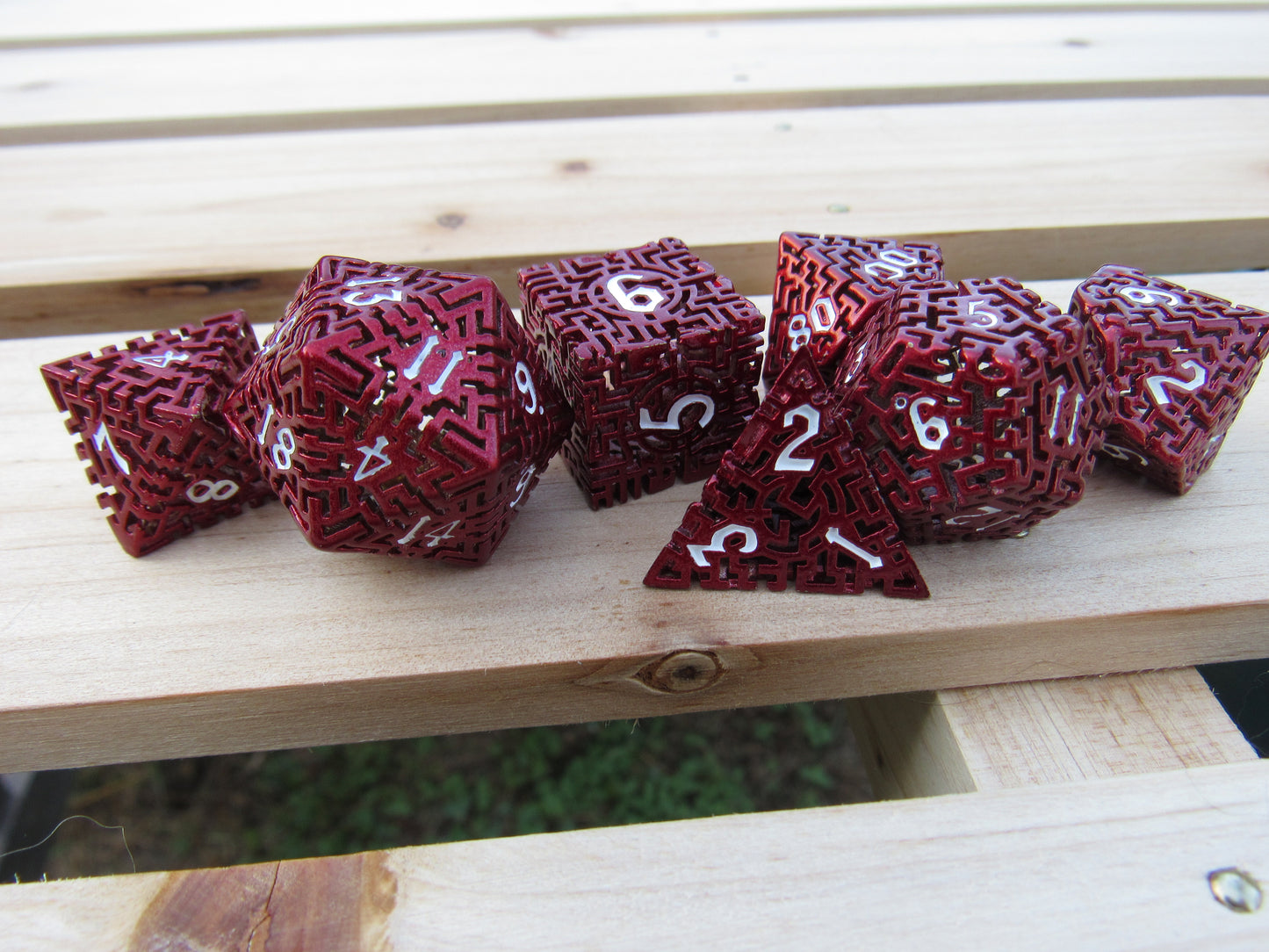 Red Hollow Labyrinth Dice