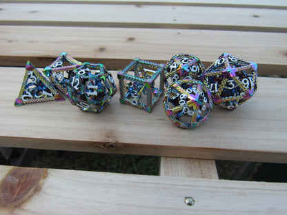 Rainbow Caged Octopus Hollow Dice