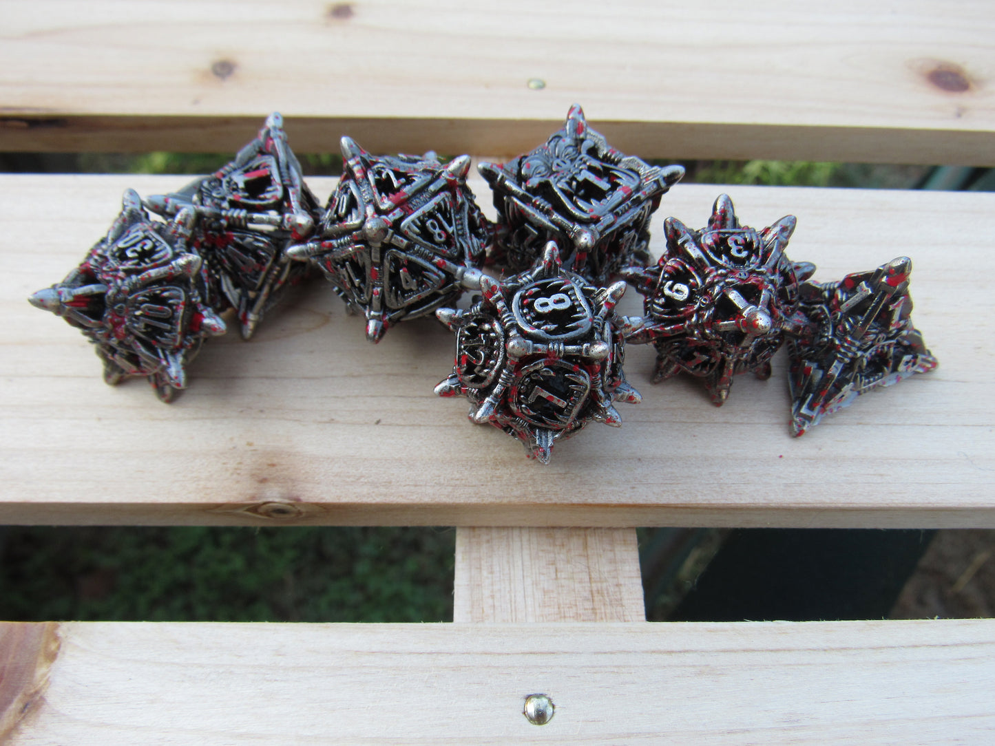 Blood Splattered Mimic Hollow Dice