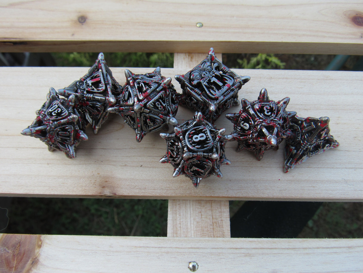 Blood Splattered Mimic Hollow Dice