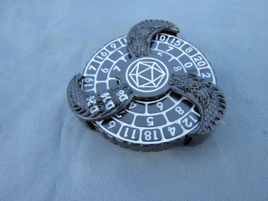 Hydra Spinner - Gunmetal and White