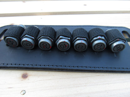 Silver and Blood Splatter Bullet Dice