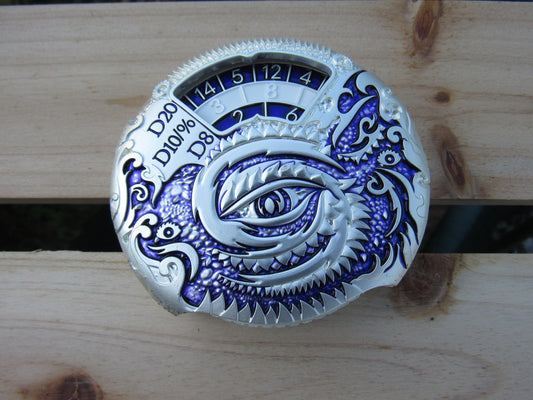Dragon Spinner - Silver and Purple
