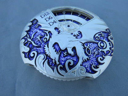 Dragon Spinner - Silver and Purple