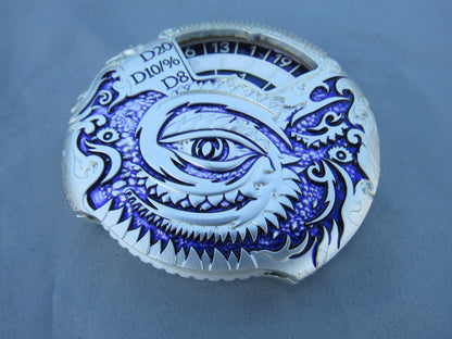Dragon Spinner - Silver and Purple
