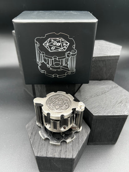 Revolver Spinner - Antique Silver