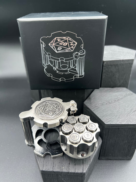 Revolver Spinner - Antique Silver