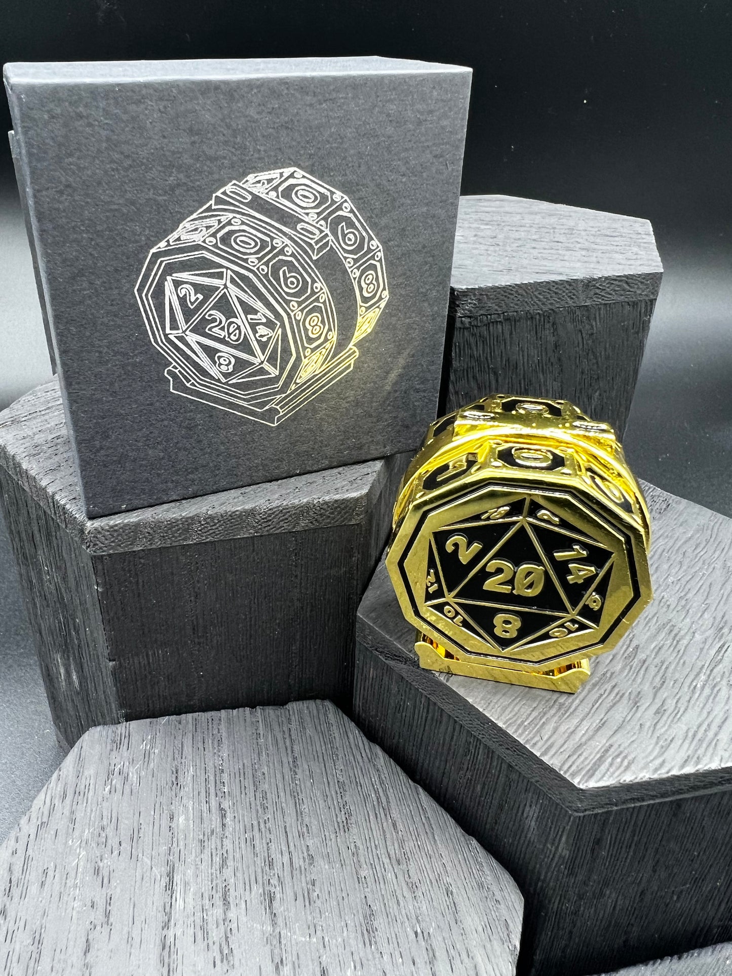 Gold and Black Life Counter