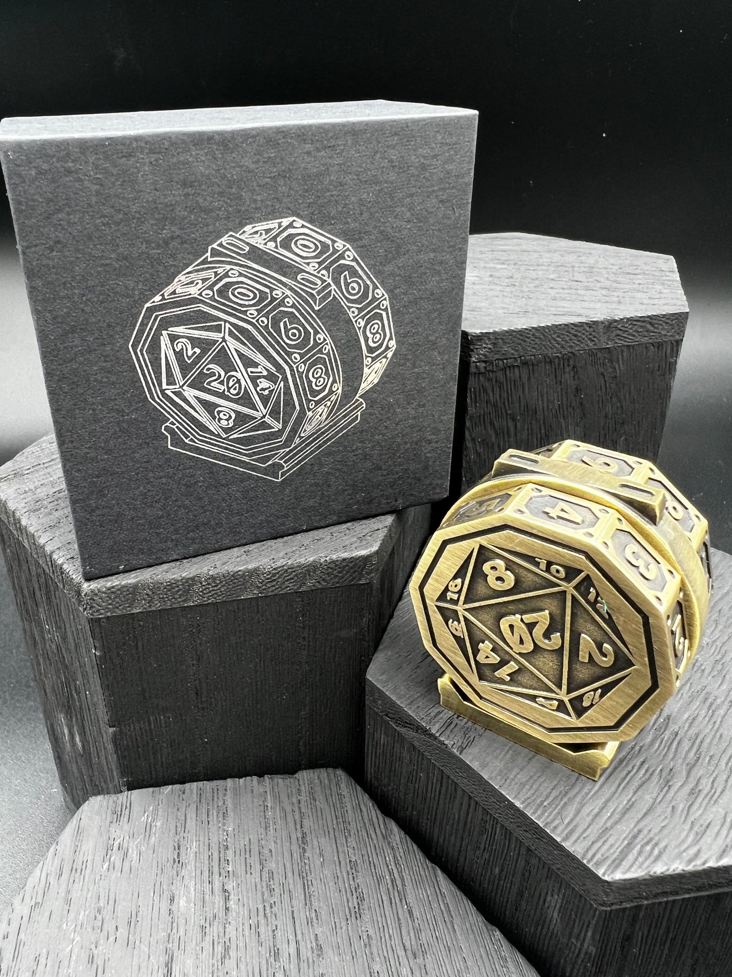 Antique Brass Life Counter