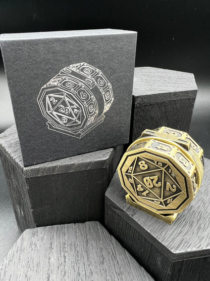 Antique Brass Life Counter