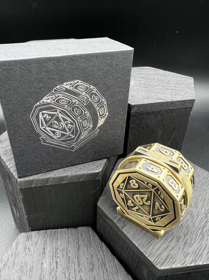 Antique Brass Life Counter