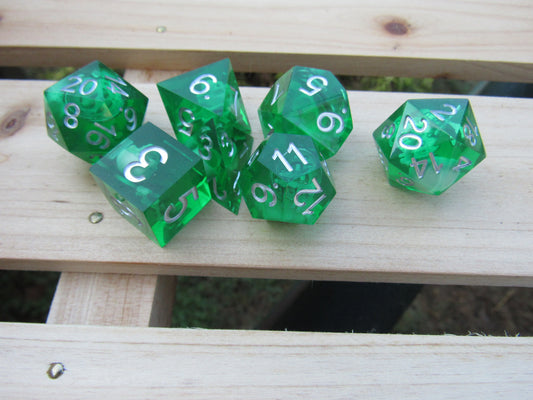 Gelatinous Cube Sharp Resin Dice
