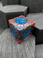 Cube Spinner - Blue and Red