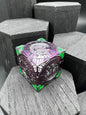 Cube Spinner - Green and Purple Duochrome