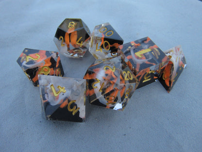 Volcano Sharp Resin Dice
