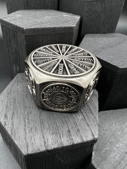 Encounter Spinner - Antique Silver