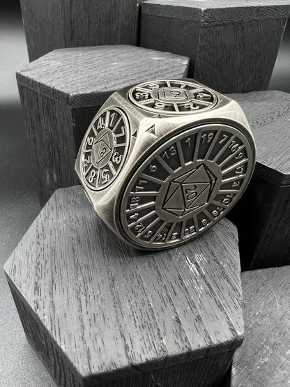 Encounter Spinner - Antique Silver