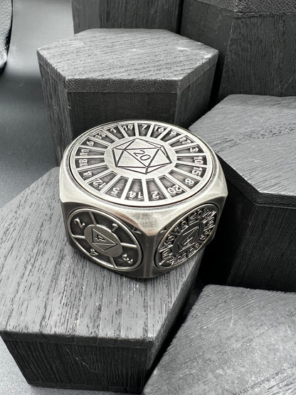 Encounter Spinner - Antique Silver