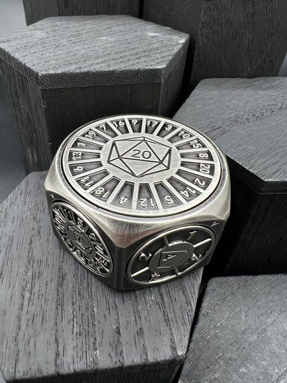 Encounter Spinner - Antique Silver