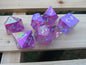 Magenta Iridescent Sharp Resin Dice