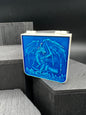 Folding Wallet Spinner - Silver and Blue