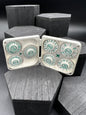 Folding Wallet Spinner - Silver and Green