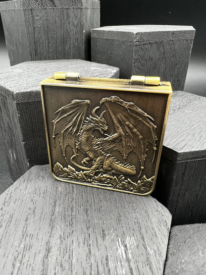 Folding Wallet Spinner - Antique Brass