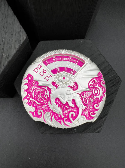 Dragon Spinner - Silver and Pink