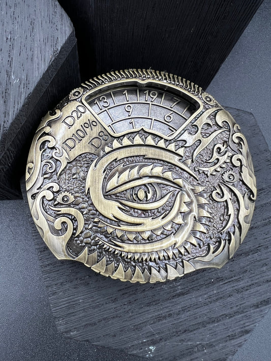 Dragon Spinner - Antique Brass