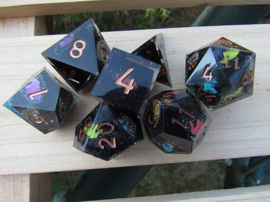 Butterfly Sharp Resin Dice